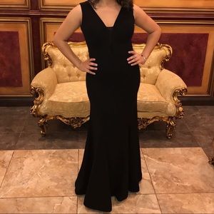 Black Mermaid Gown
